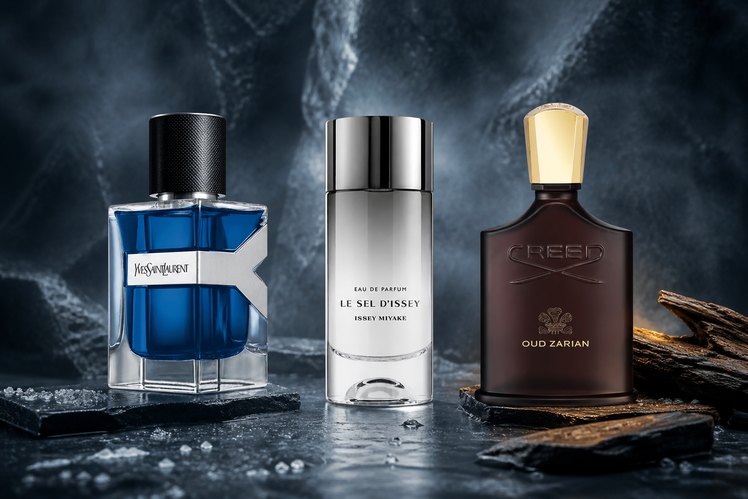 Parfums homme 2026 : fraîcheur glacée, sel marin et oud d'exception
