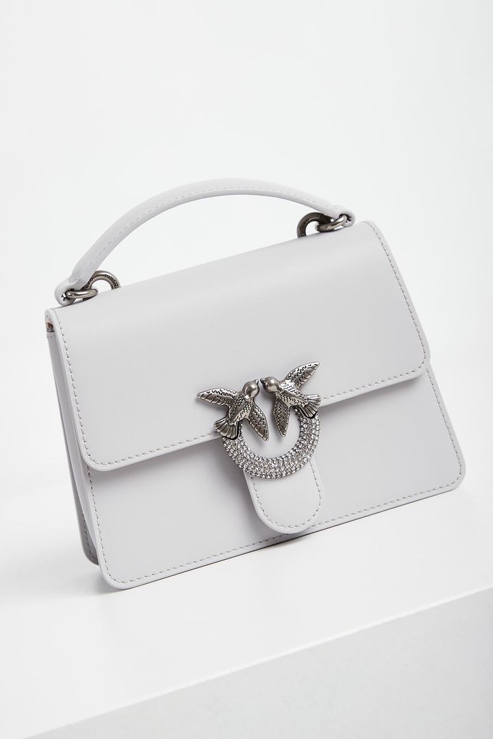 Sac à main moyen Love Bag à poignée supérieure en cuir