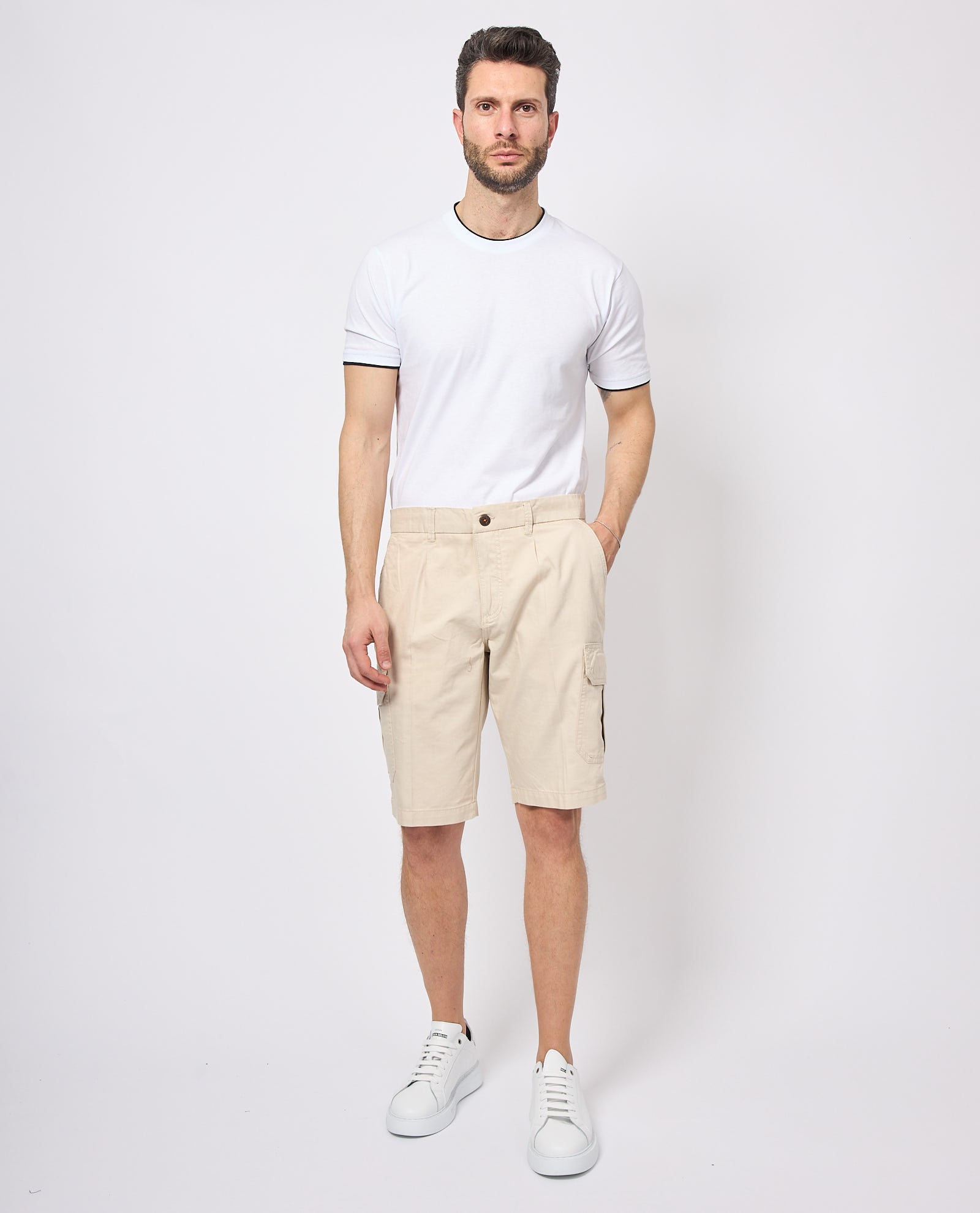 bermuda cargo beige