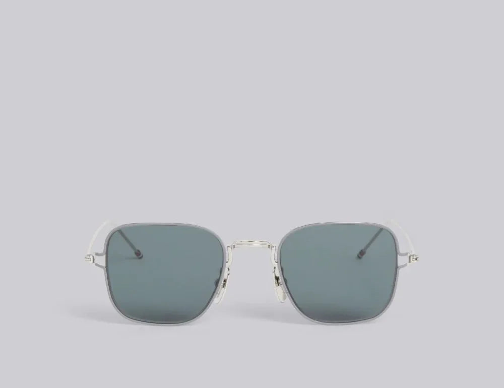 TB116 - SILVER THIN SQUARED SUNGLASSES