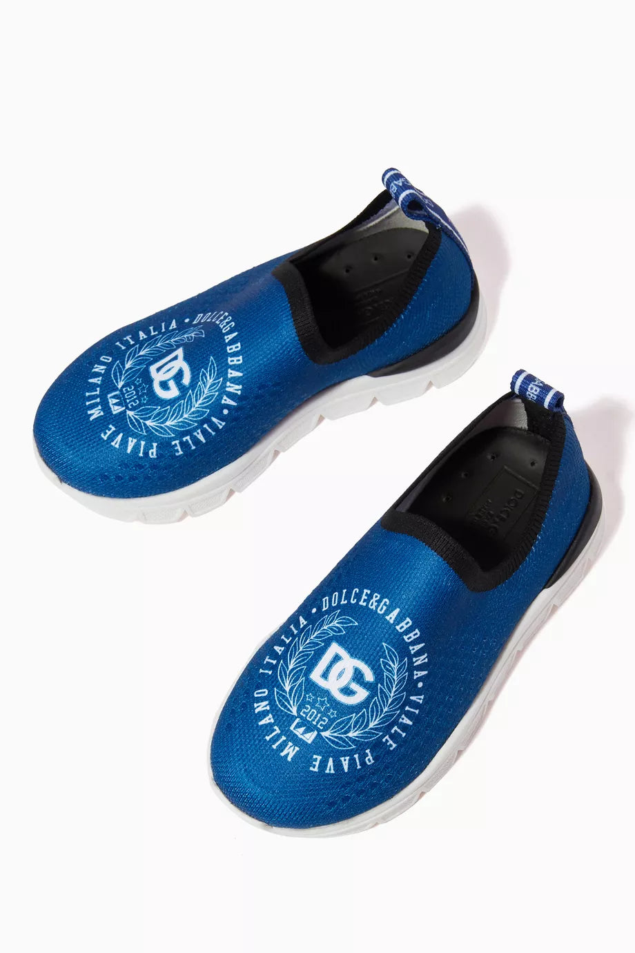 DOLCE GABBANA BLUE DG CREST SORRENTO SLIP
