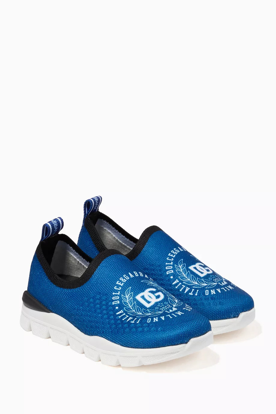 DOLCE GABBANA BLUE DG CREST SORRENTO SLIP