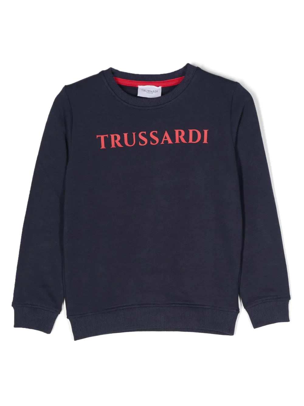 TRUSSARDI JUNIOR sweat en coton à logo imprimé
