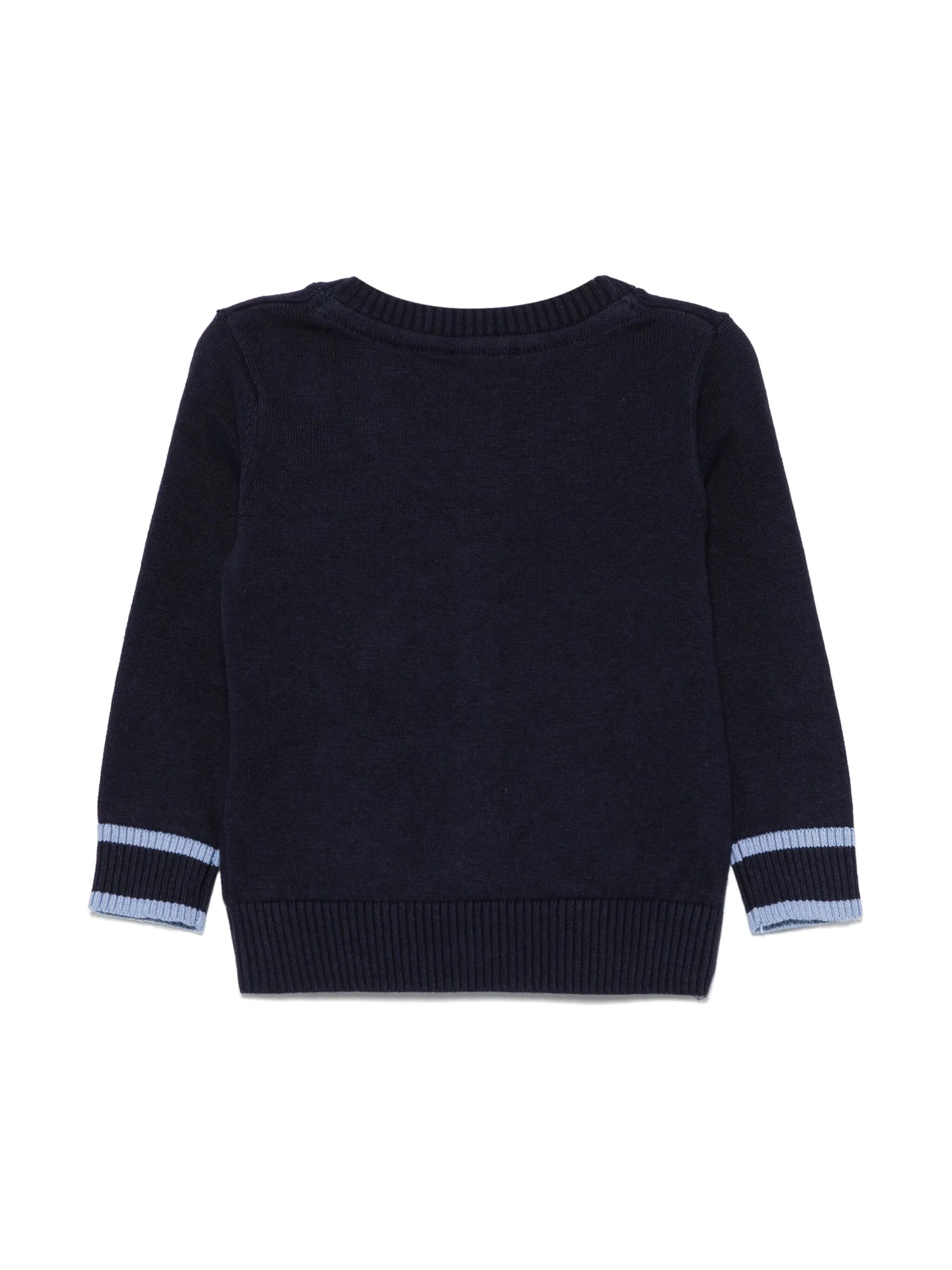TRUSSARDI JUNIOR cardigan à logo brodé
