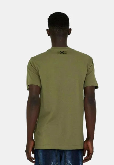 T-shirt con stampa - verde