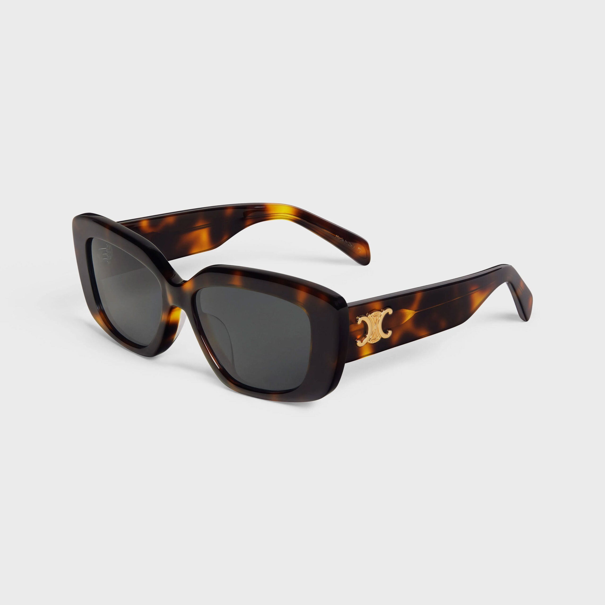 نظارة شمسية TRIOMPHE 04 بلون أسيتات هافانا الداكن