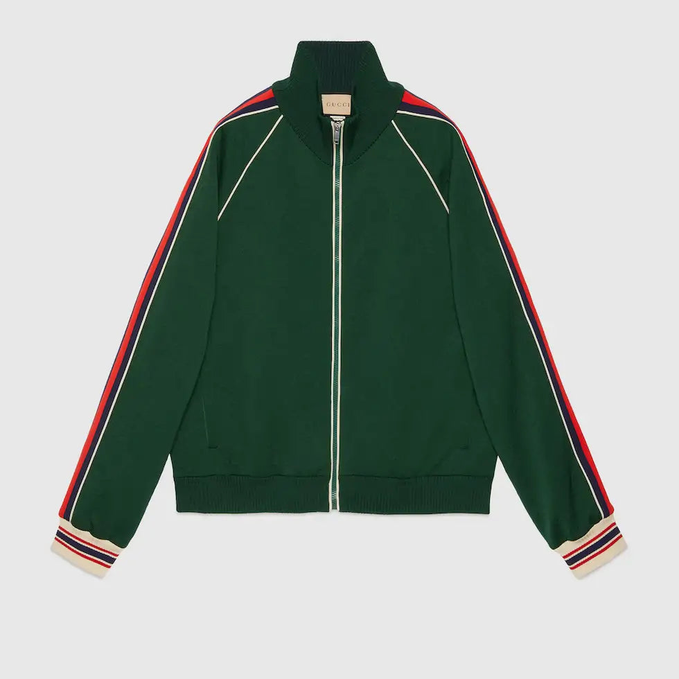 GG JACQUARD JERSEY ZIP JACKET