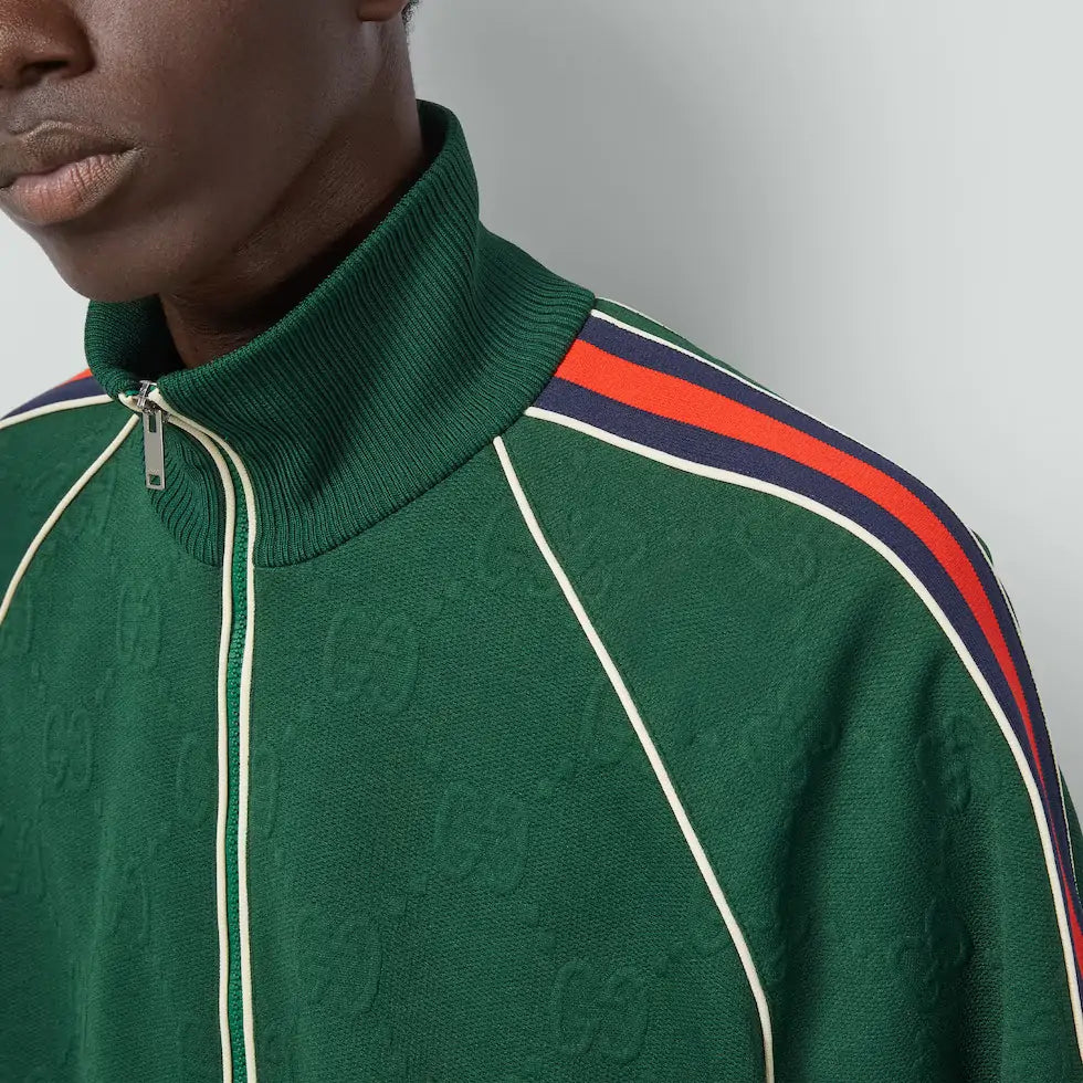 GG JACQUARD JERSEY ZIP JACKET