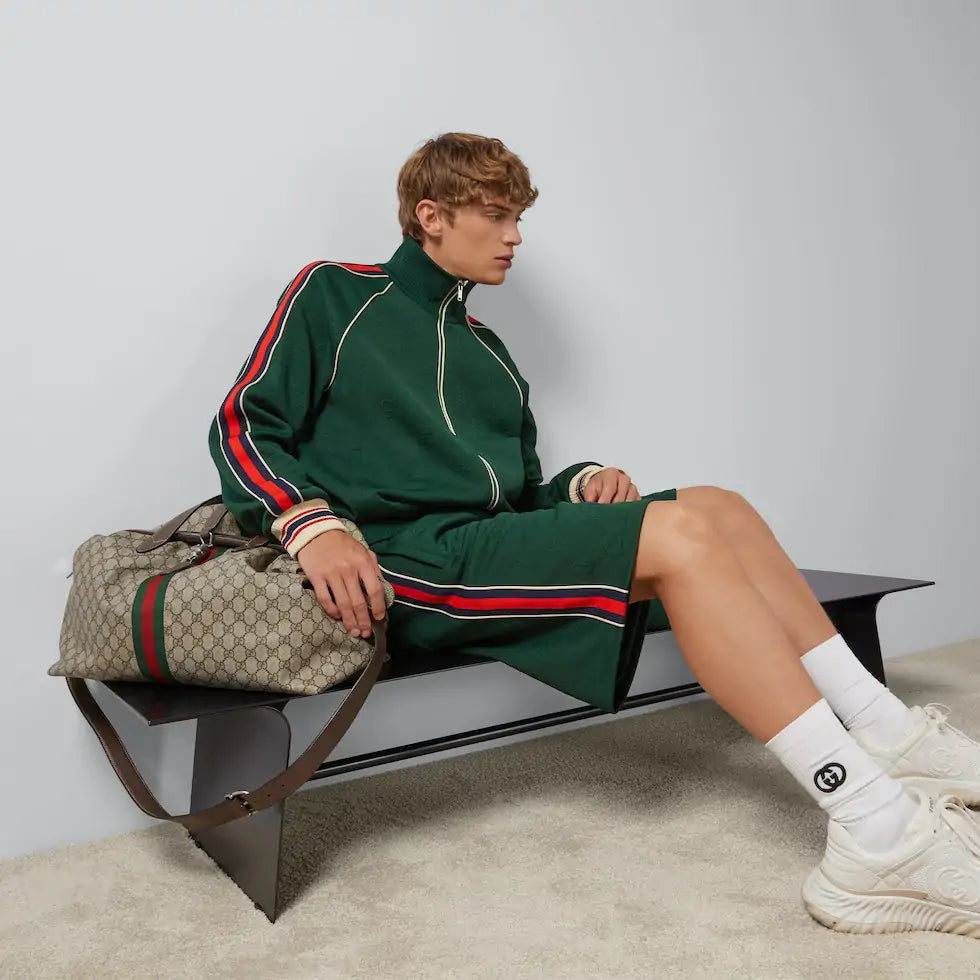 SHORT EN JERSEY JACQUARD GG