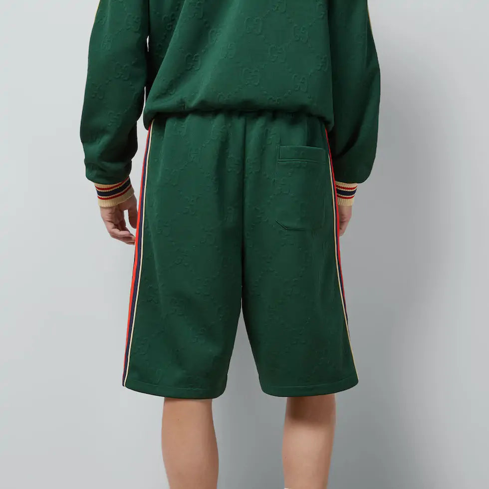 SHORT EN JERSEY JACQUARD GG