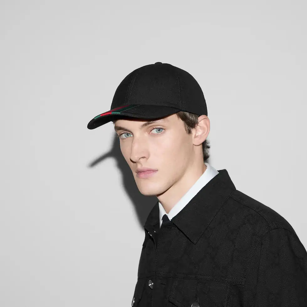 CASQUETTE EN TOILE AVEC BANDE WEB