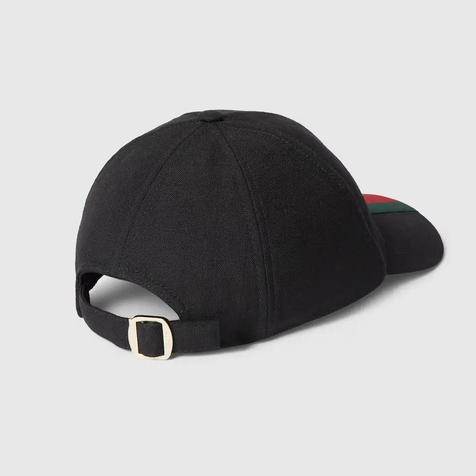 CASQUETTE EN TOILE AVEC BANDE WEB