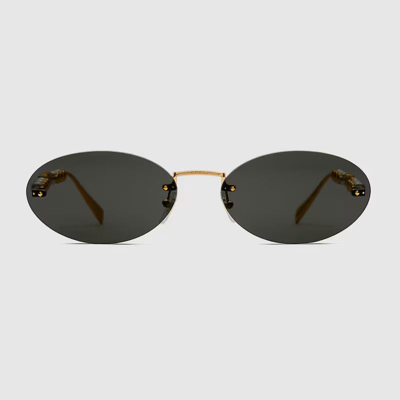 Oval frame sunglasses