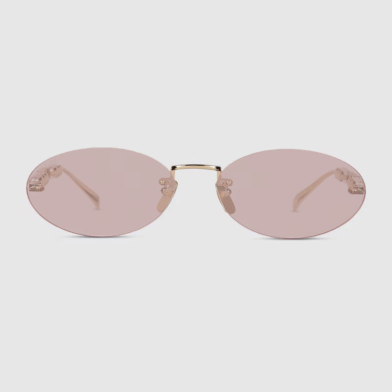 Lunettes de soleil ovales