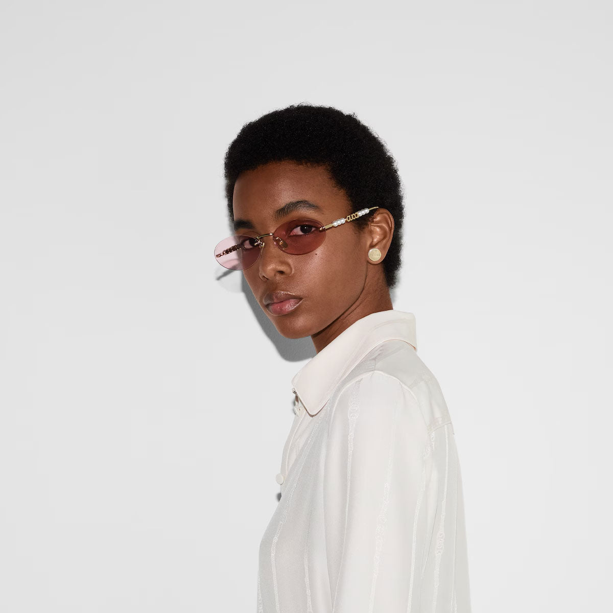Lunettes de soleil ovales