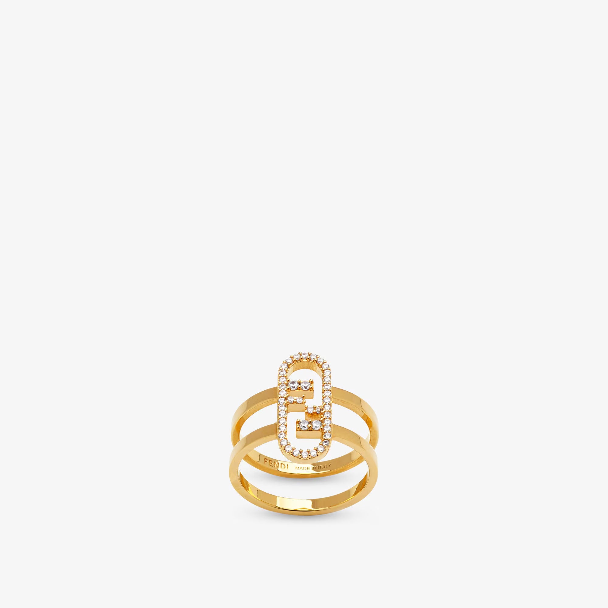 Fendi O'Lock Ring Gold-coloured ring