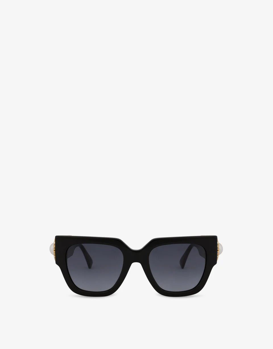 Lunettes de soleil noires Pearl Trim Noir