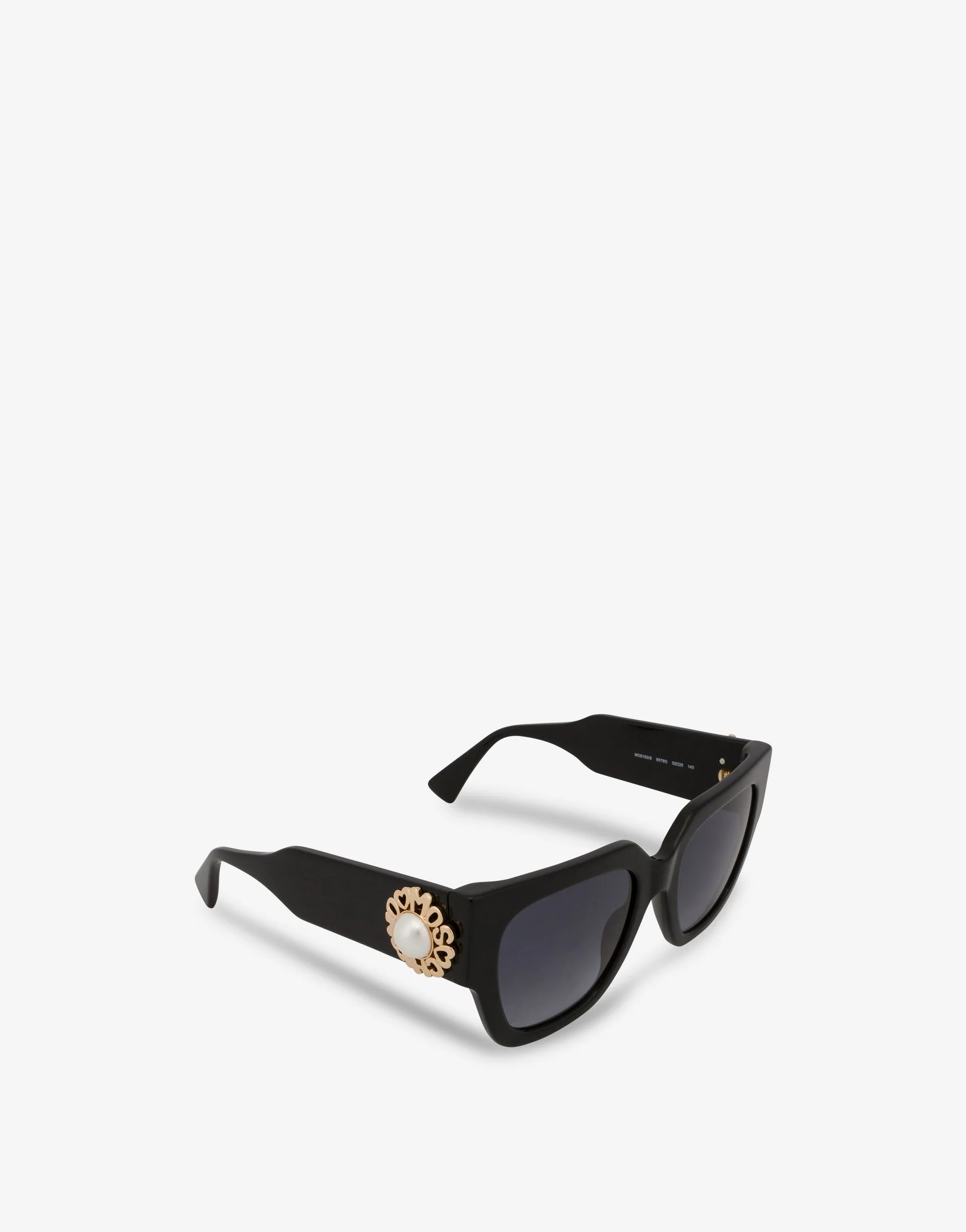 Lunettes de soleil noires Pearl Trim Noir