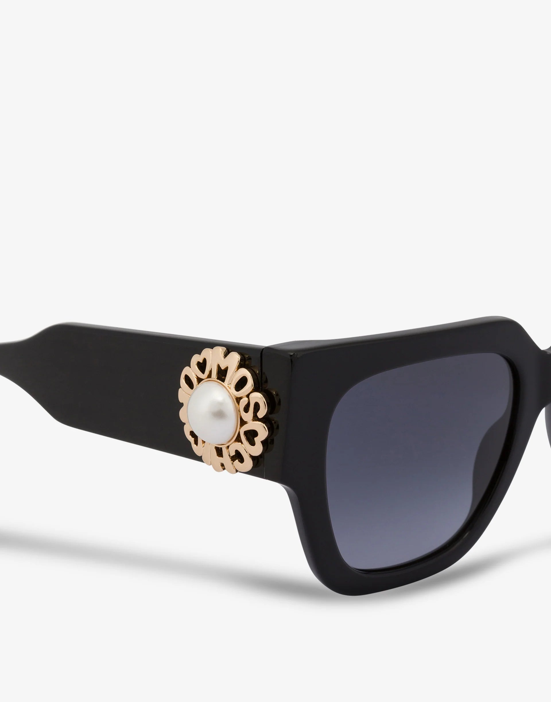 Lunettes de soleil noires Pearl Trim Noir