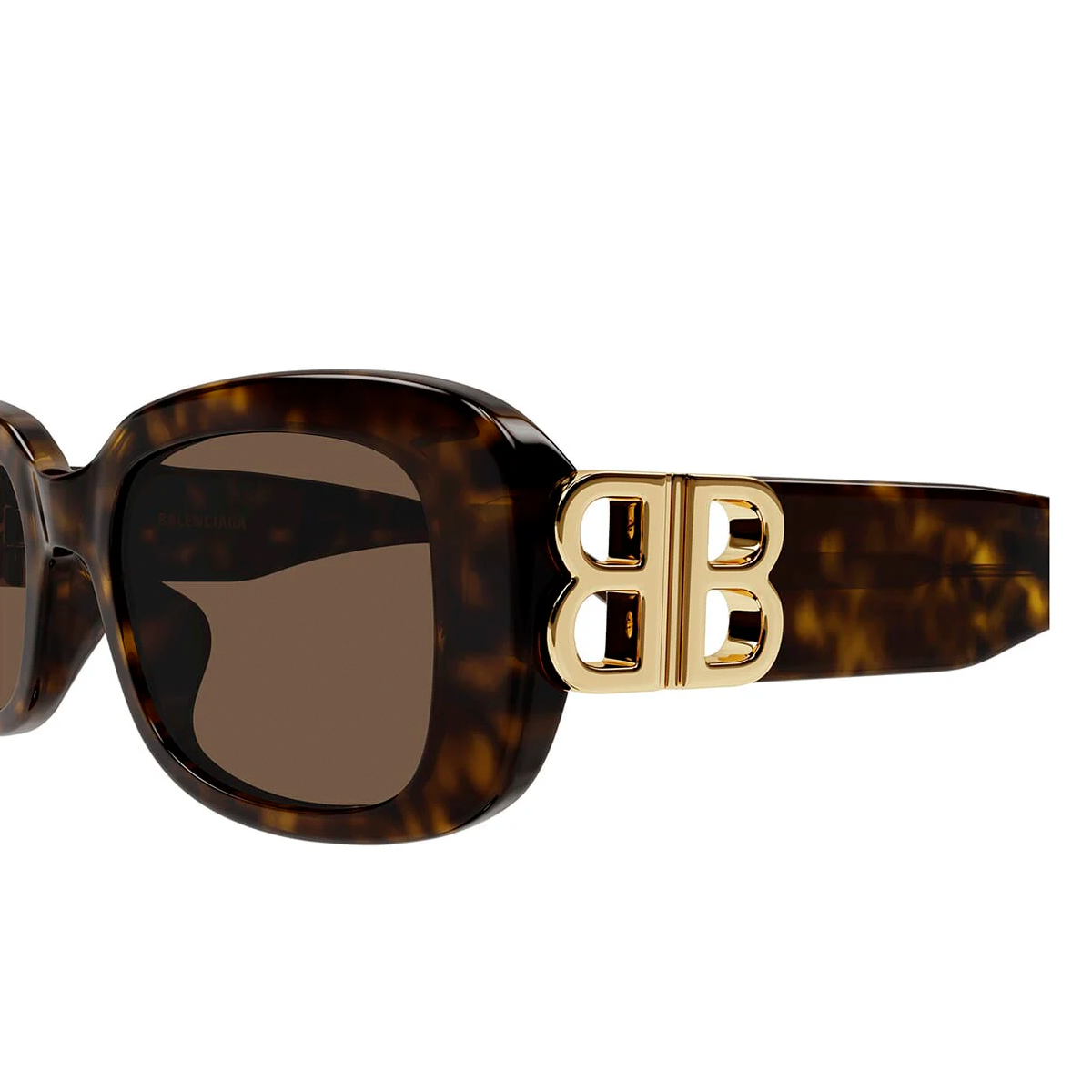 WOMEN'S DYNASTY RECTANGLE SUNGLASSES IN BROWN