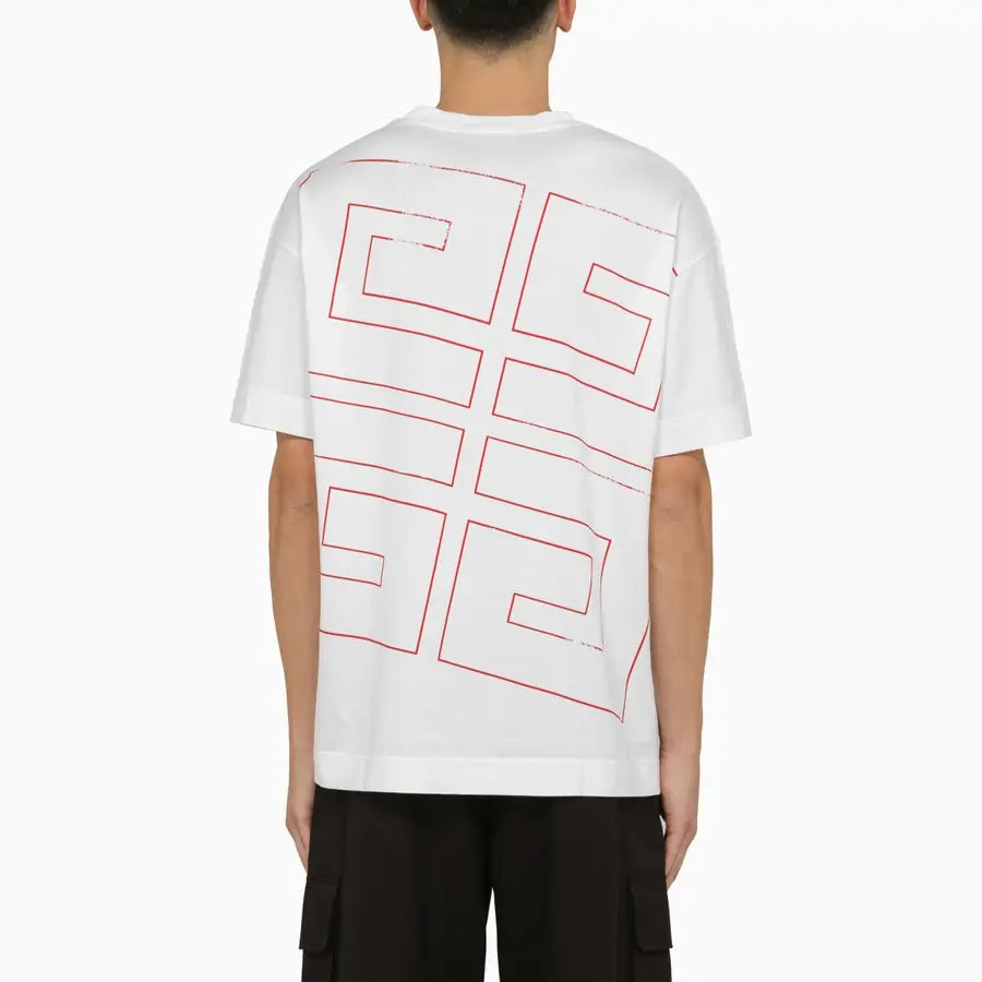 Givenchy White cotton crew-neck T-shirt