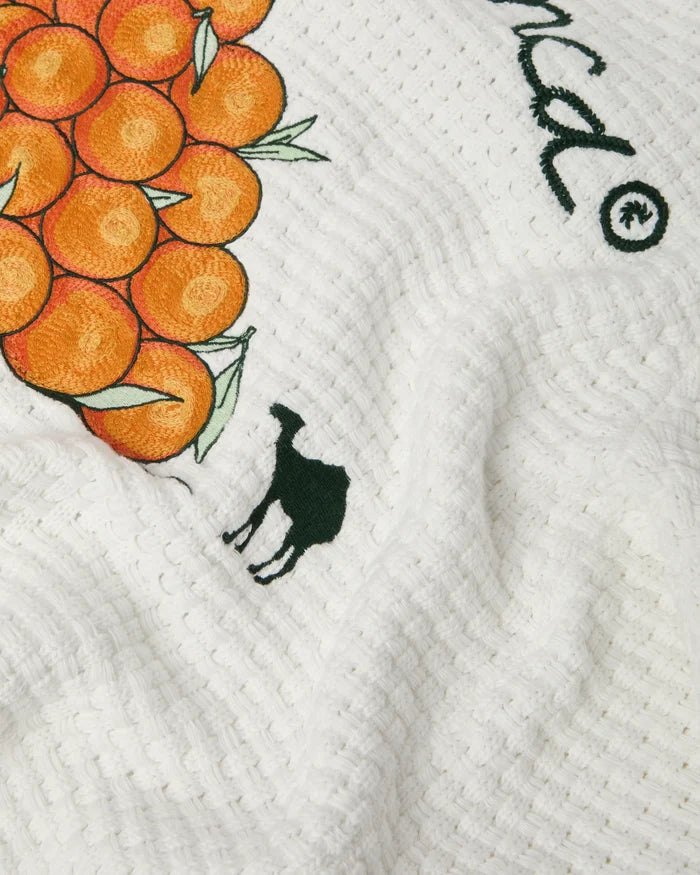 Cardigan blanc en crochet Pyramid of Oranges maison prado algerie de luxe
