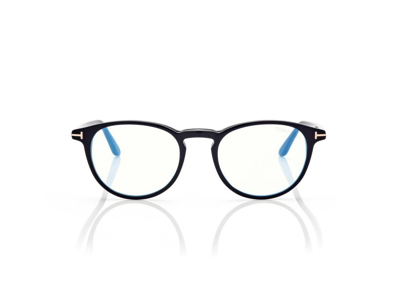 BLUE BLOCK ROUND OPTICALS
