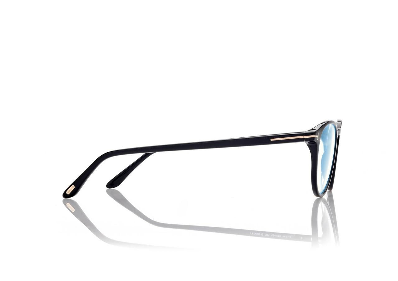 BLUE BLOCK ROUND OPTICALS