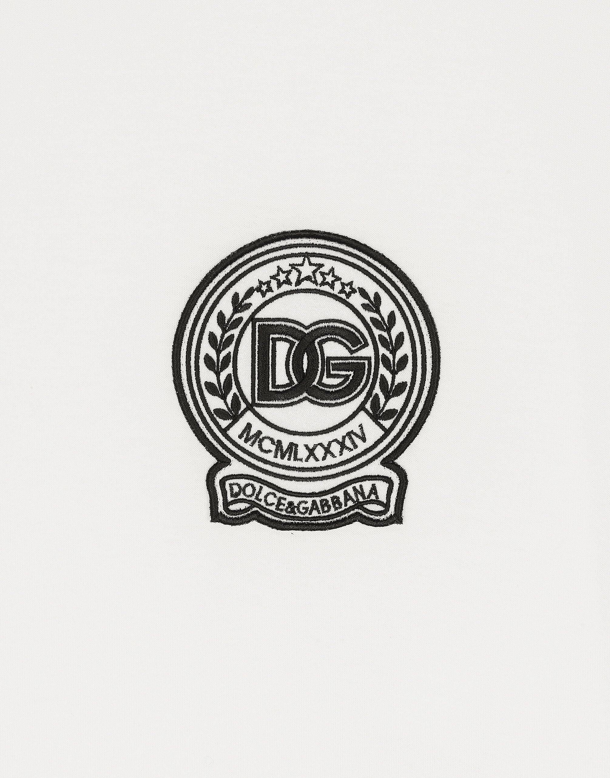 T-shirt en coton avec broderie logo