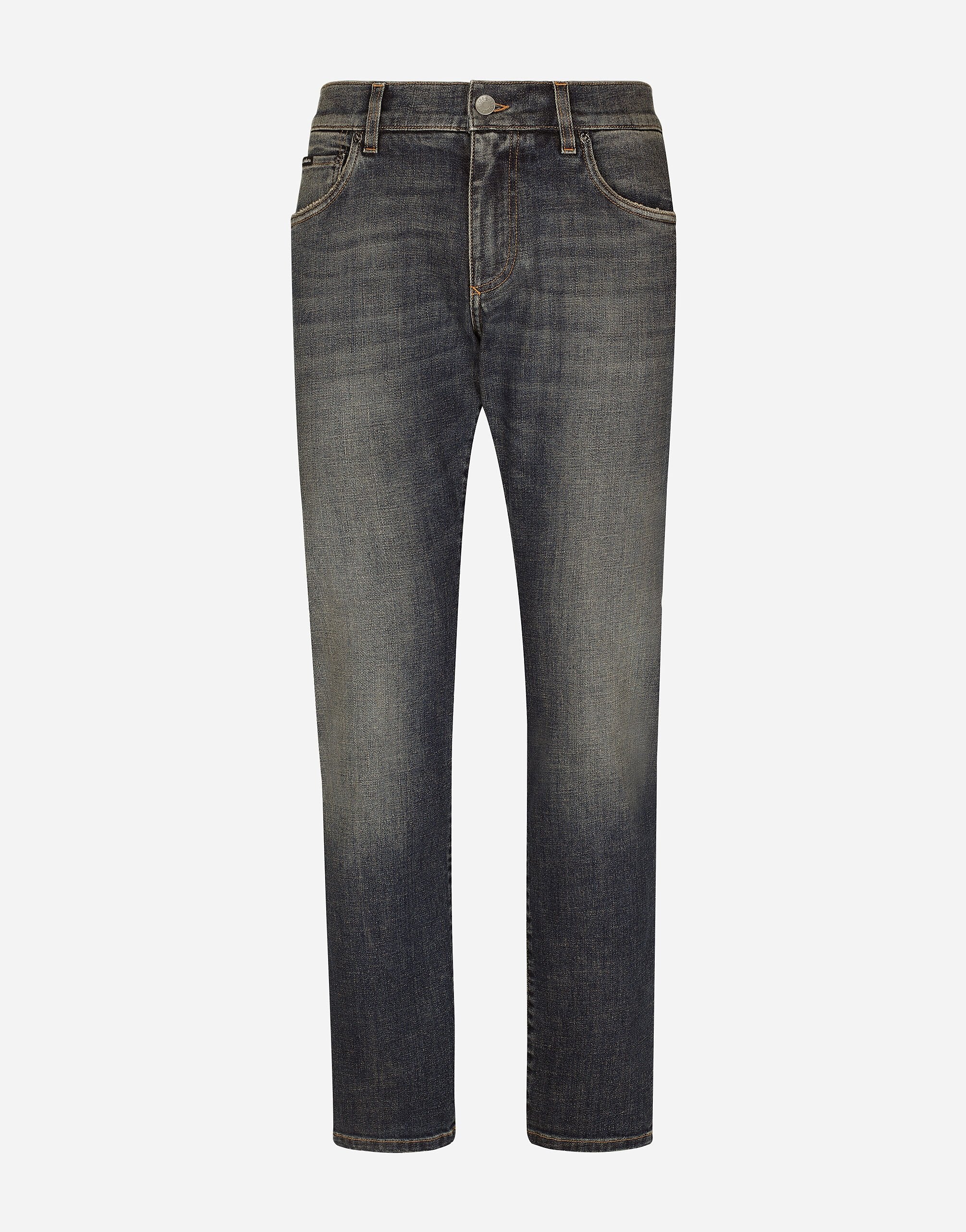 Jean slim stretch bleu clair lavé