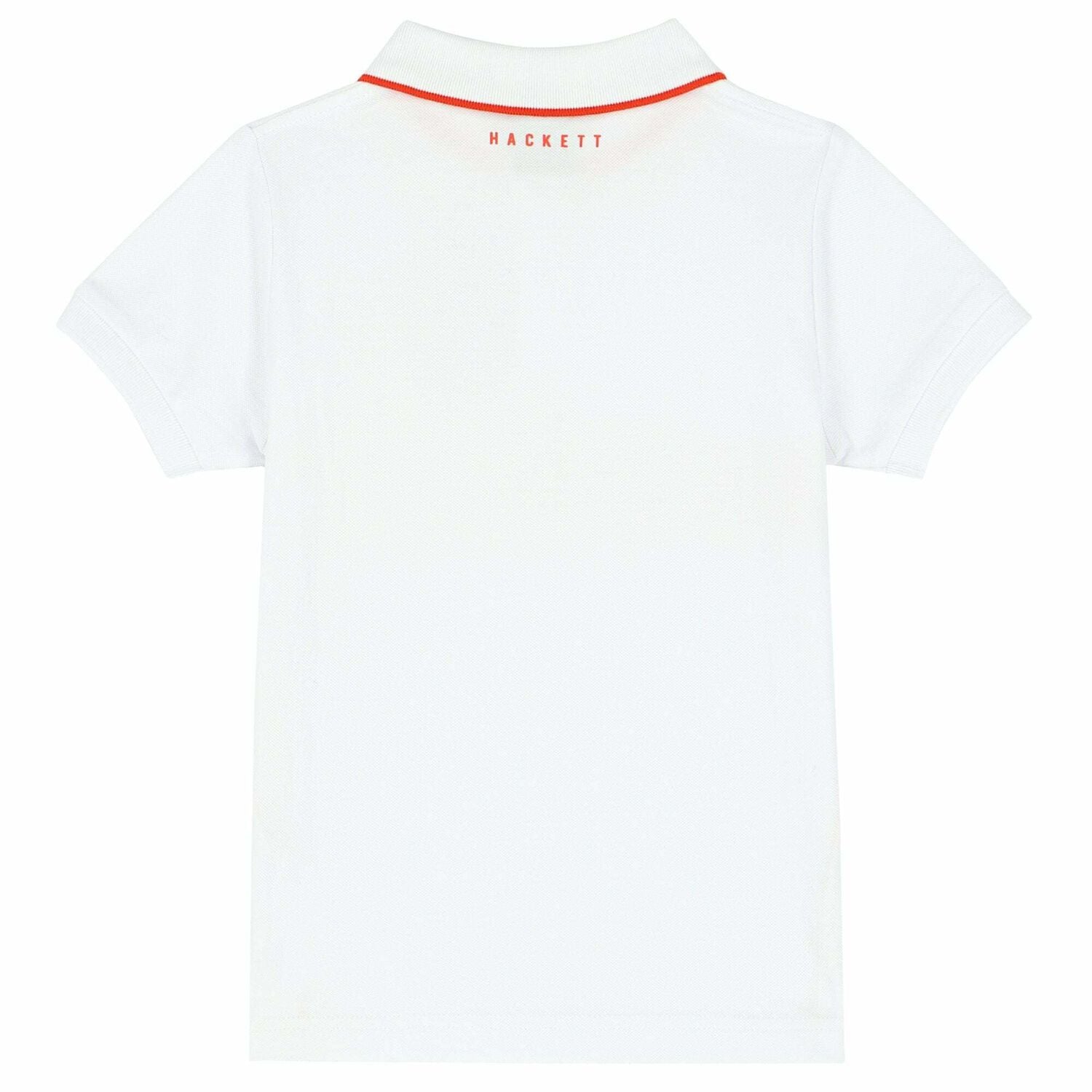 Boys White Aston Martin Polo Shirt