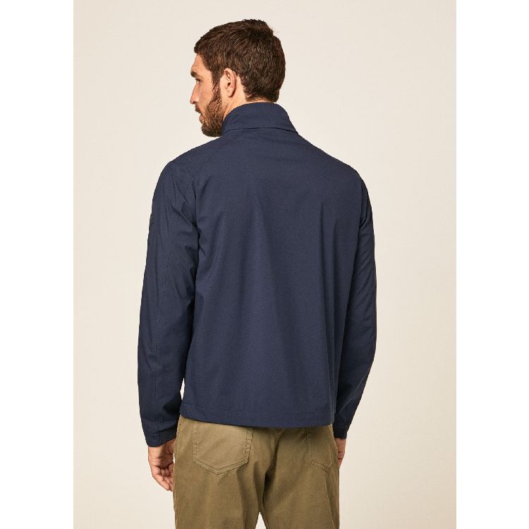 Hackett London Tech Softshell Jacket in Navy
