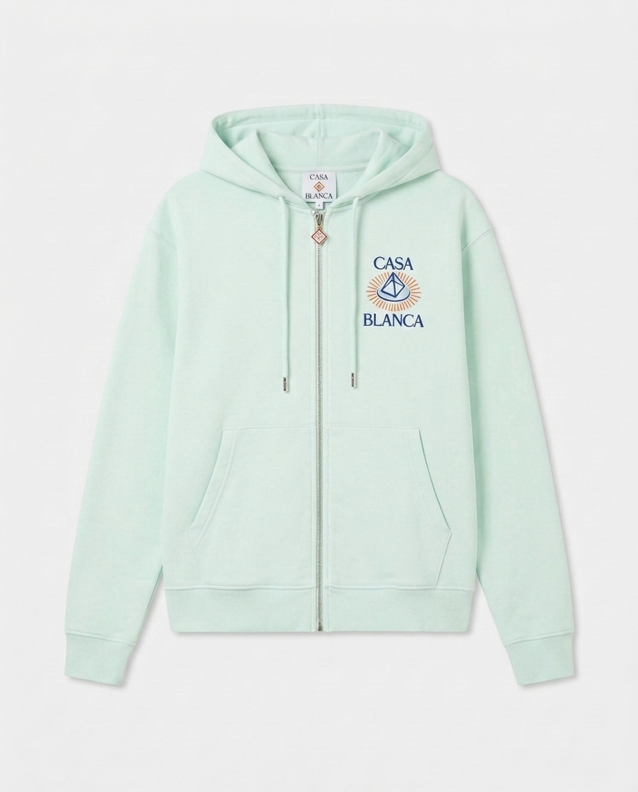 Hoodie Casablanca Celestial Pyramid Zip Up algerie de luxe