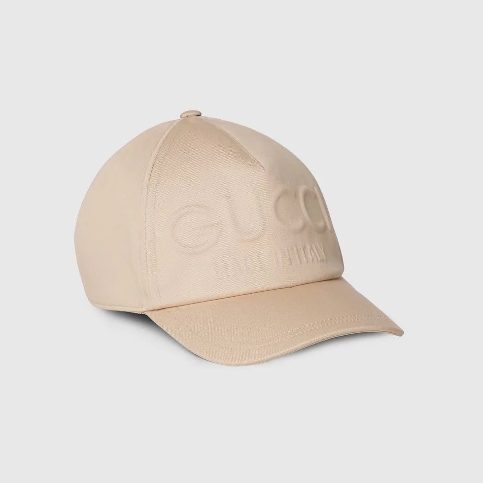 CASQUETTE DE BASEBALL AVEC INSCRIPTION GUCCI EMBOSSÉE
