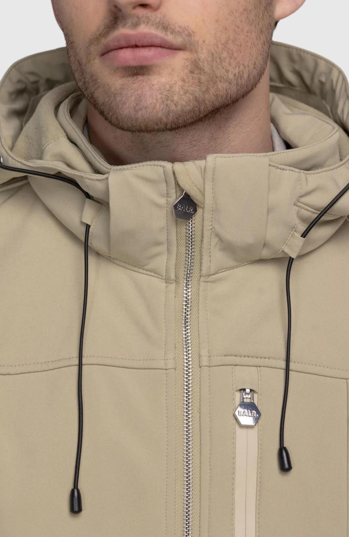 Joseph Badge Soft Shell Jacket Elm
