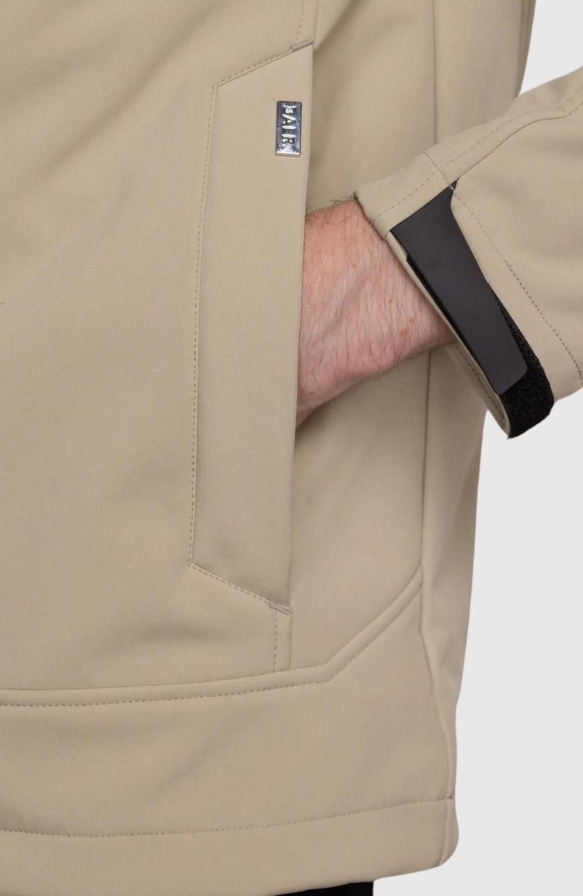 Joseph Badge Soft Shell Jacket Elm