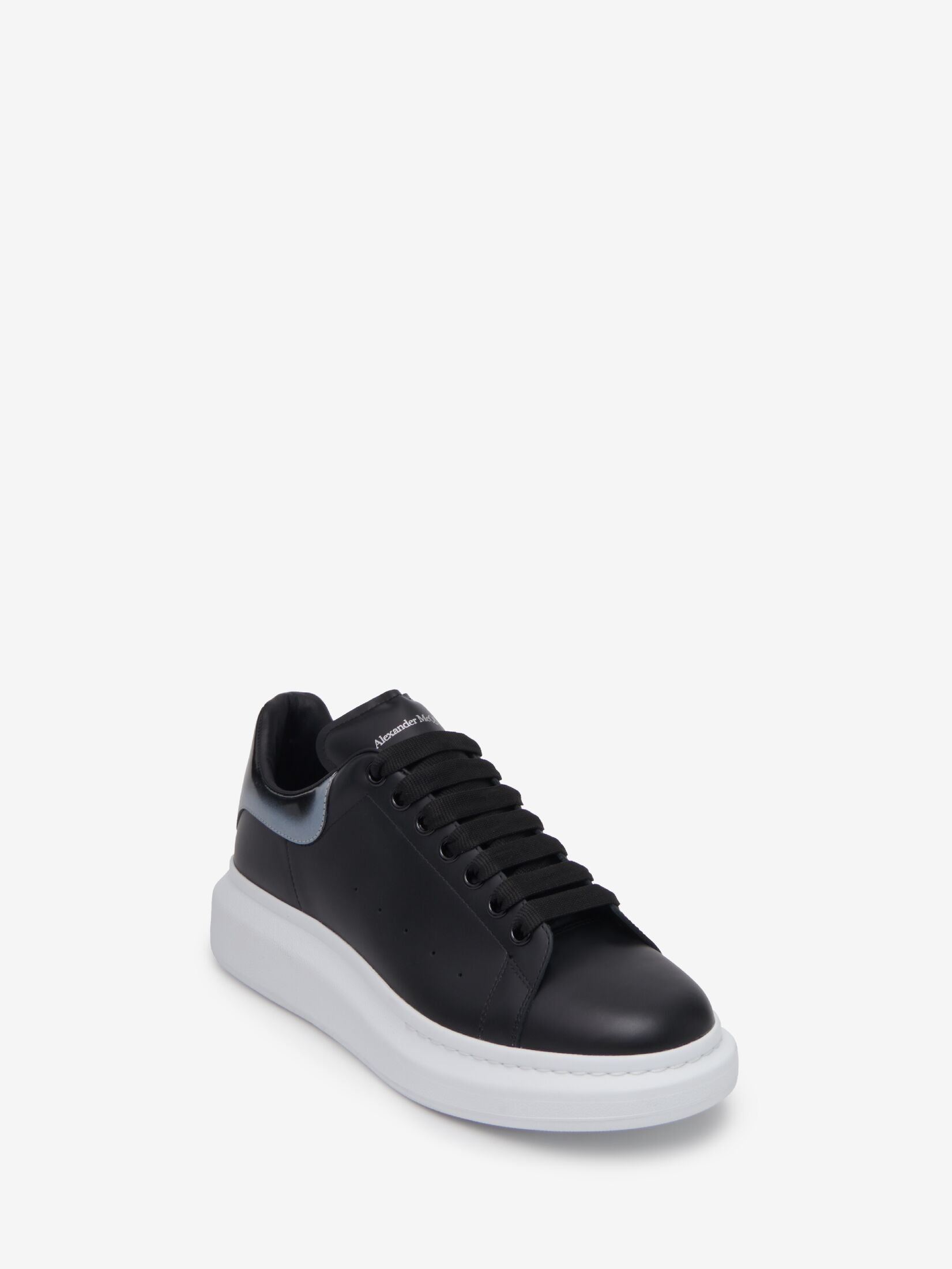 Oversized Sneakers for Men in Black/Silver