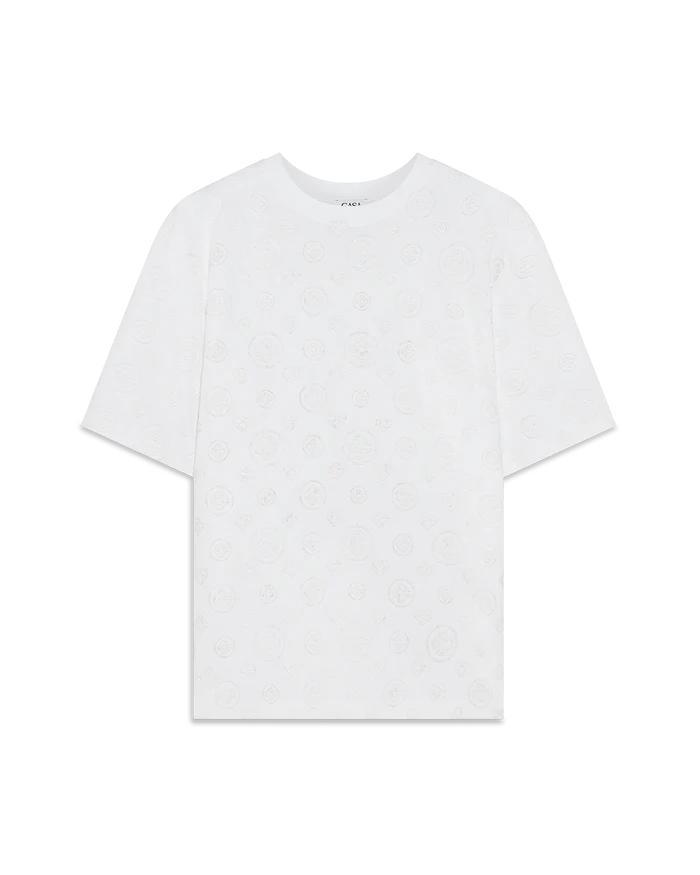 T‑shirt CASABLANCA oversize à monogramme