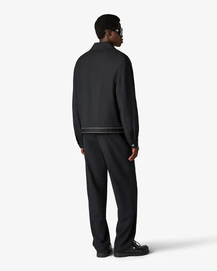 Pantalon Casablanca de sport en laine noire