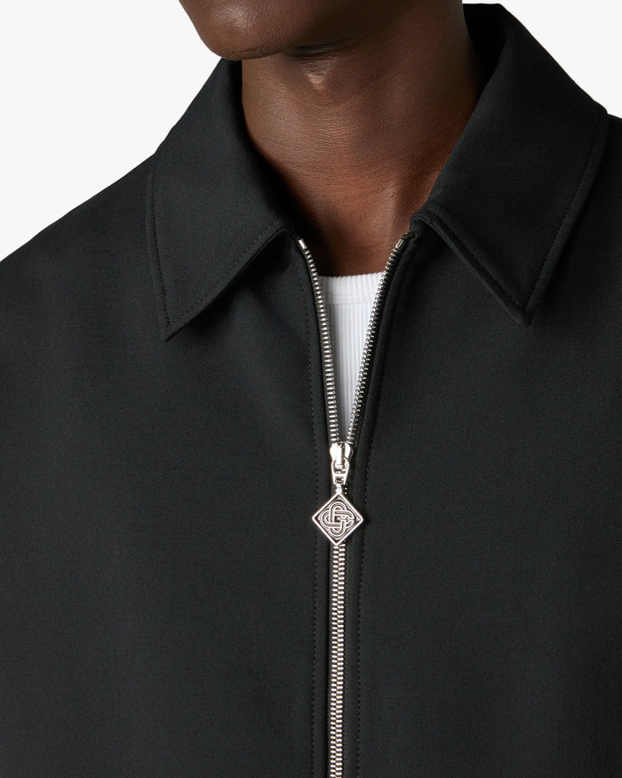 Veste casablanca de sport noire cintrée