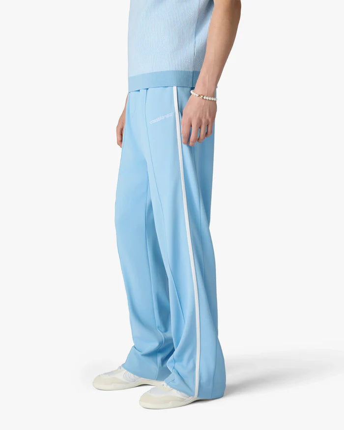 Pantalons Casablanca Paris Pantalon casablanca de survêtement en piqué bleu clair