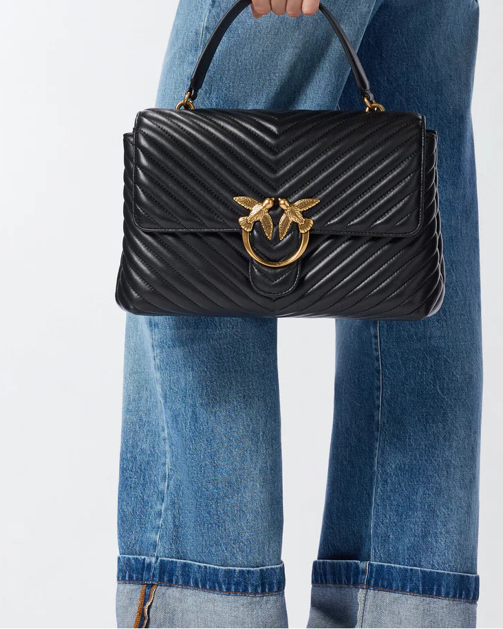 Grand sac à main Lady Love Bag Puff Chevron