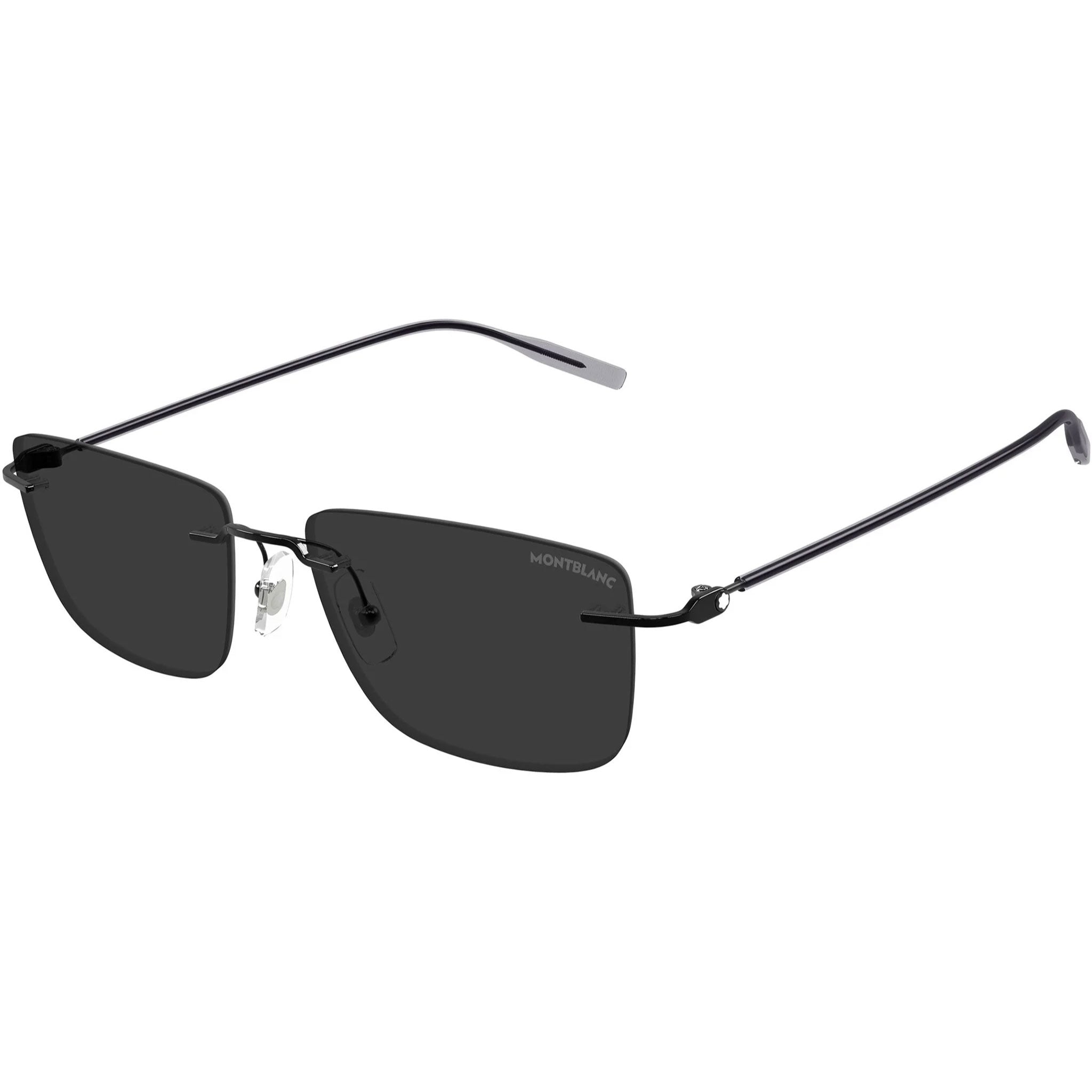 Lunette Solaire montblanc percée noir