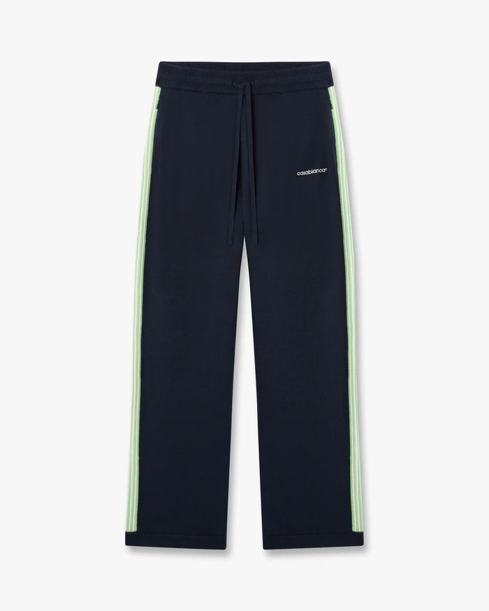 Pantalon Casablanca de survêtement bleu marine en mérinos