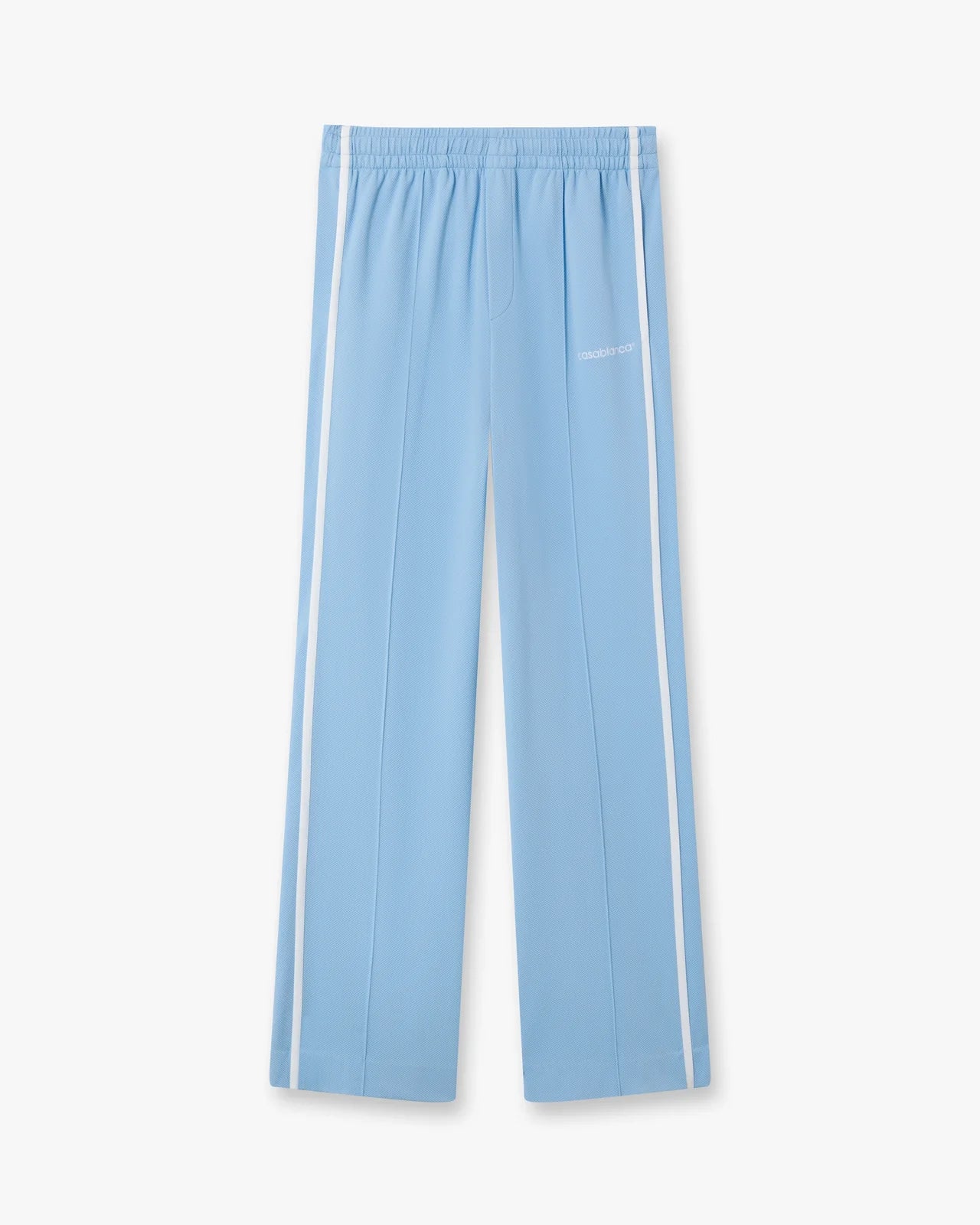 Pantalons Casablanca Paris Pantalon casablanca de survêtement en piqué bleu clair