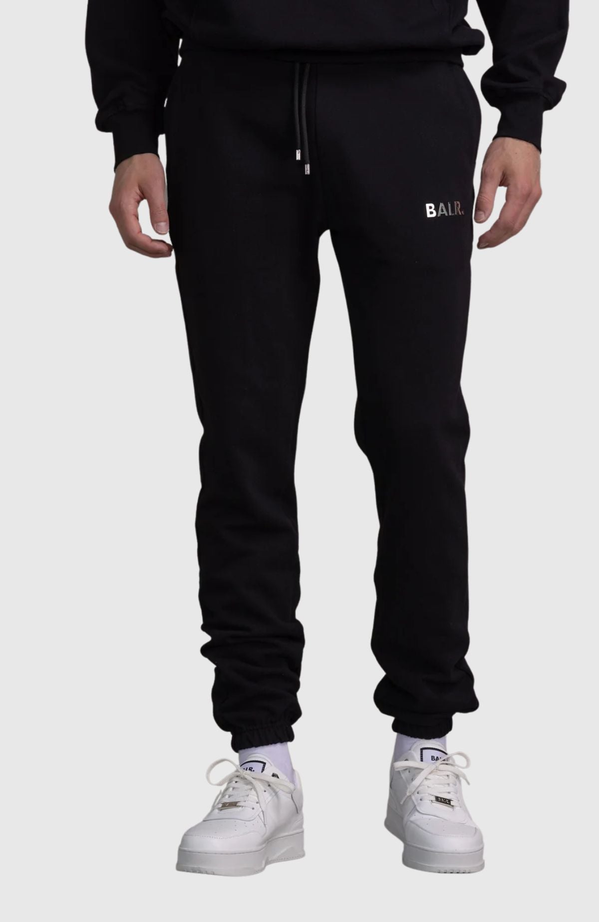 Regular Metal Brand Jogger Jet Black