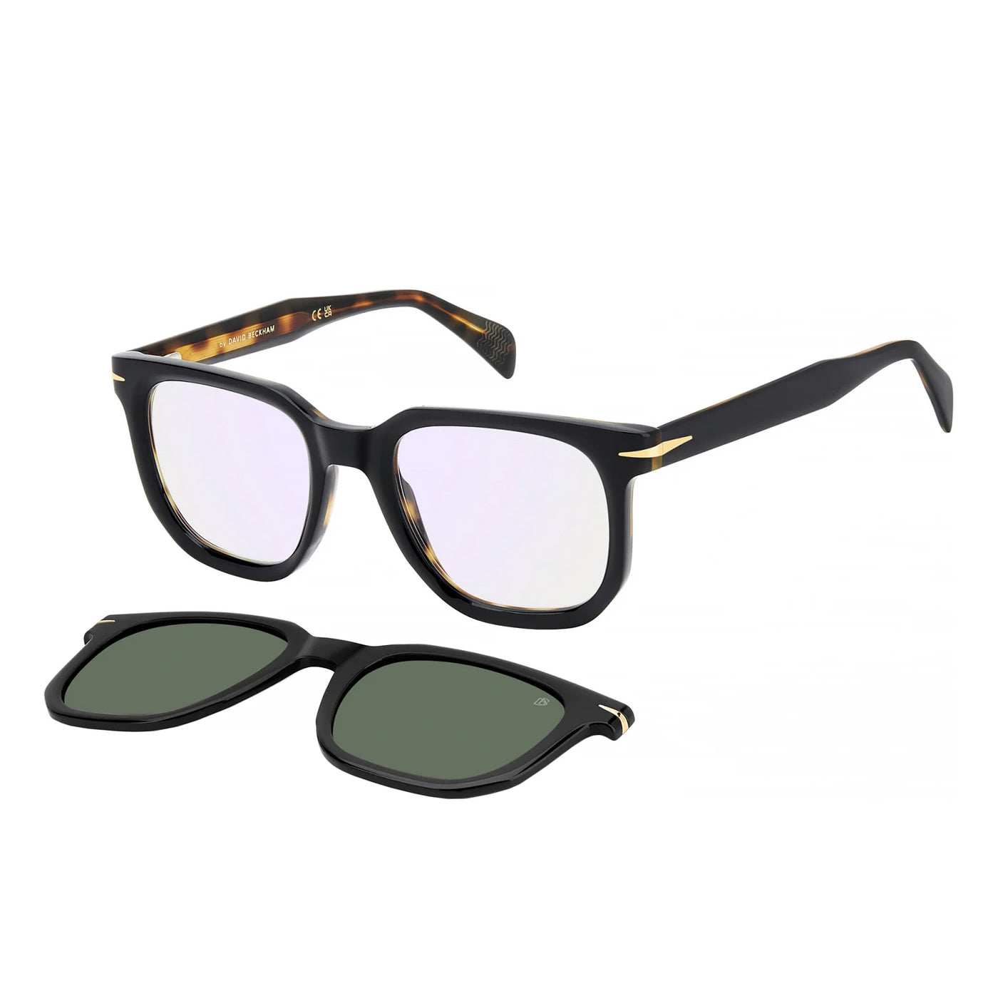 David Beckham DB7143/C 807 Polarized + Clip On