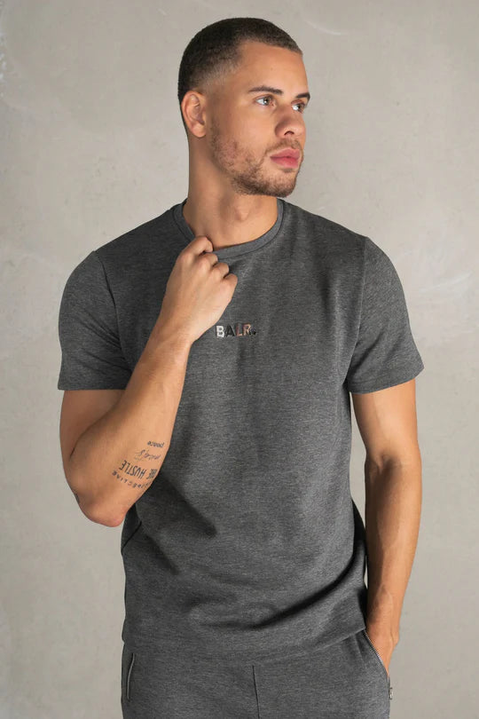 Q-Series Straight T-shirt Dark Grey Heather