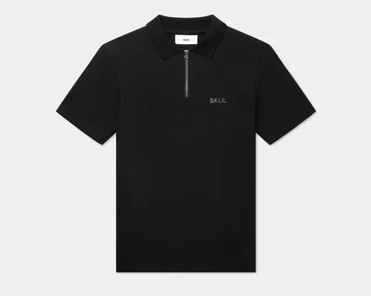 Q-SERIES REGULAR FIT POLO SHIRT JET BLACK