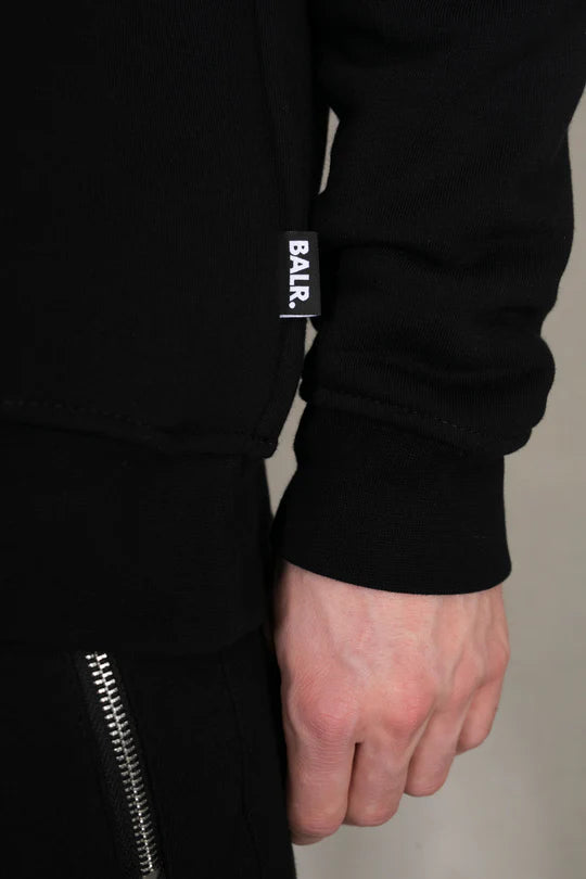 Brand Straight Small Logo Hoodie